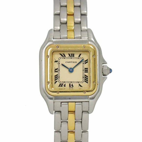 Cartier Panthere one Row SM Quartz W25029B5 K18YG Ladies Watch 90249658 - Picture 1 of 7